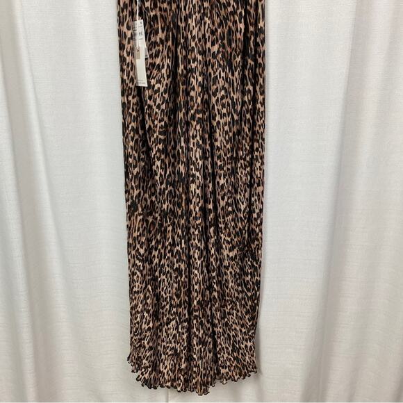 Good American Leopard Print Always Fits Plisse Knotted Romper Sz.5-8(2x-5X) NWT - Picture 12 of 16